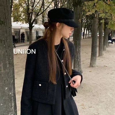 韓國 NU 小香復古毛倪報童帽4