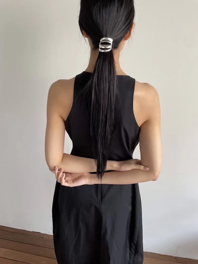 韓國NYU 復古金屬三爪不規則髮扣髮飾7