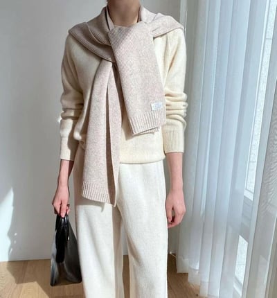 韓國爆款連帽圍巾 現貨(100%羊毛)9