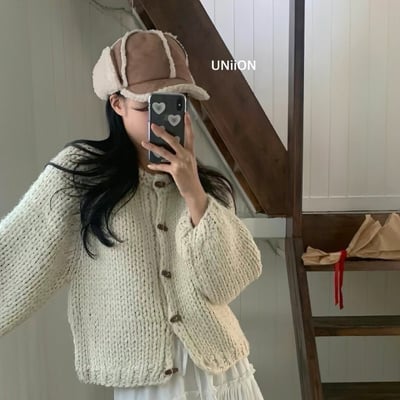 正韓UNI羊羔毛鴨舌飛行帽6