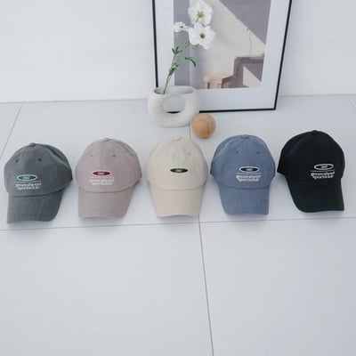 韓國UNI復古俱樂部童趣字母棒球帽2