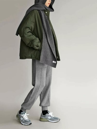 韓國爆款連帽圍巾 現貨(100%羊毛)6