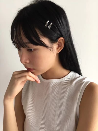 韓國NYU 迷你法式珍珠小髮夾4