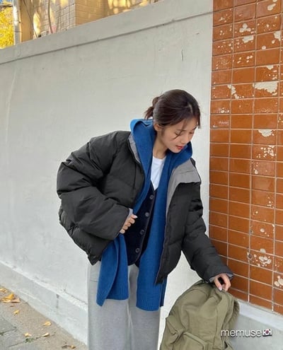 韓國爆款連帽圍巾 現貨(100%羊毛)2