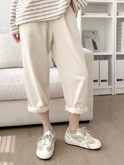 韓國 NAA 真皮滿頭撞色雙繩休閒女鞋7