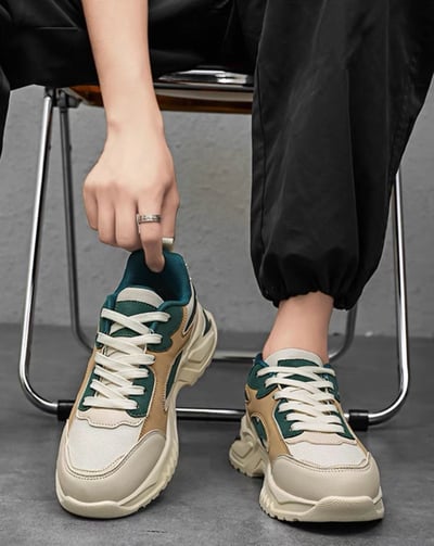 韓國 AL 高梯積木休閒老爹鞋   ( 最大48號 )6