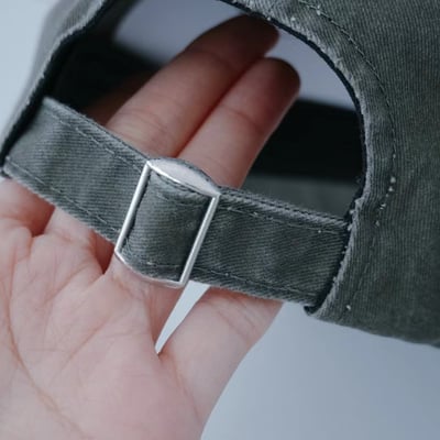 韓國UNI復古丹寧刷舊峽谷字母棒球帽9