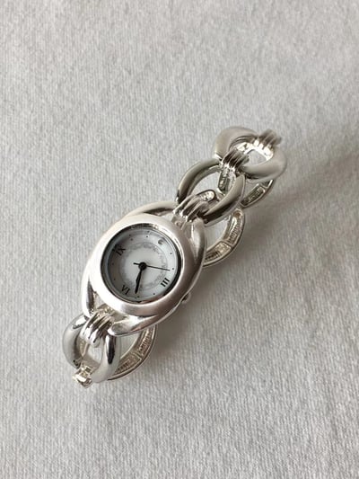 韓國NYU 法式古典迴廊時銬手錶1