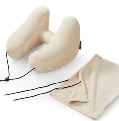 出國旅遊必備連帽充氣護頸枕15