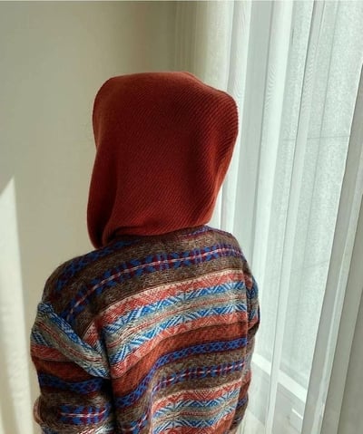 韓國爆款連帽圍巾 現貨(100%羊毛)8