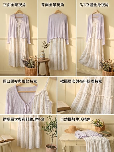 氣質小花洋裝8