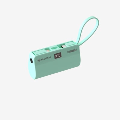 5000mAh PD/QC 直插式行動電源 (Lightning頭+Type-C自帶線)4