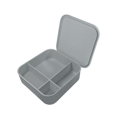 Mindéa 食品級矽膠方形四格便當盒2