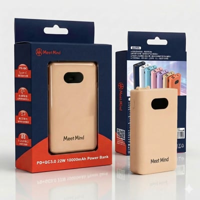 10000mAh 22W雙向PD快充行動電源3