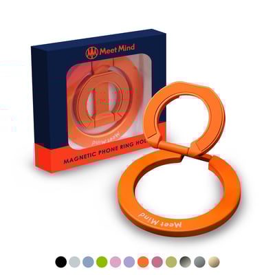 雙軸雙磁吸Z型鋅合金手機指環支架1