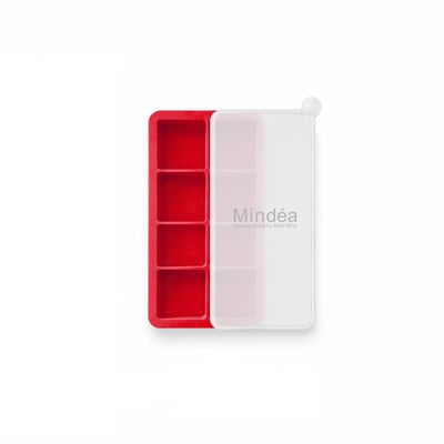 Mindéa 食品級矽膠方形帶蓋製冰格 八格款/十五格款3