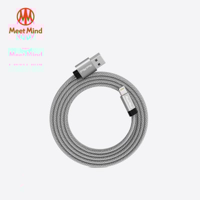 C-MagCables Type-C to Lightning 磁性快收納充電傳輸線-銀色1