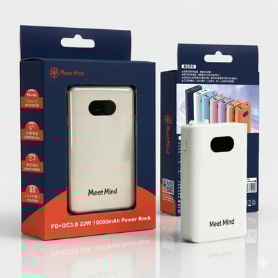 10000mAh 22W雙向PD快充行動電源2