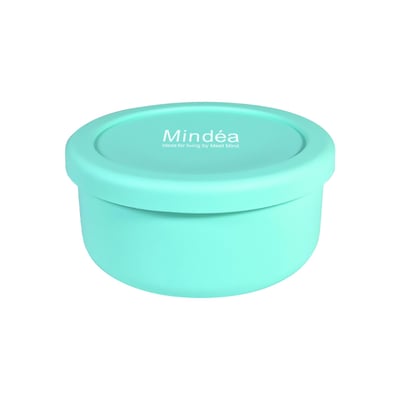 Mindéa 矽膠圓形便當盒｜食品級保鮮餐盒 午餐盒9