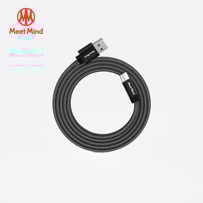 C-MagCables USB-A to Type-C 磁性快收納充電傳輸線-黑色1