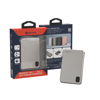 5000mAh Mini Magsafe 三用磁吸快充行動電源-鋁合金款3