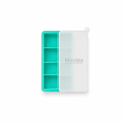 Mindéa 食品級矽膠方形帶蓋製冰格 八格款/十五格款2