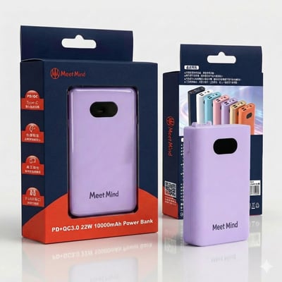 10000mAh 22W雙向PD快充行動電源5