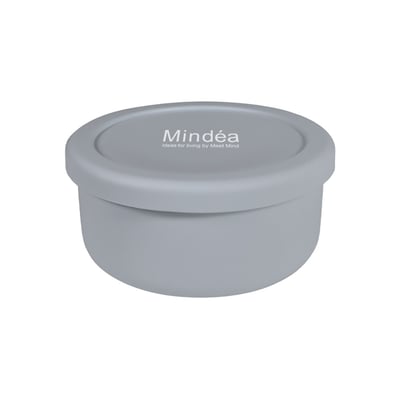 Mindéa 矽膠圓形便當盒｜食品級保鮮餐盒 午餐盒11