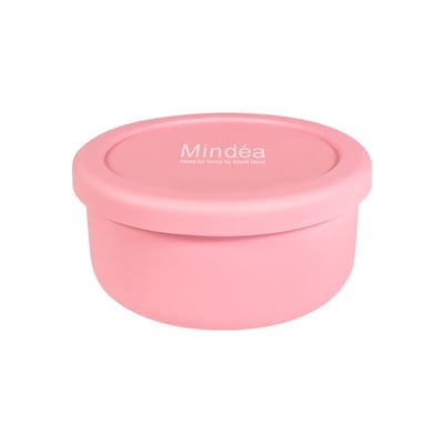 Mindéa 矽膠圓形便當盒｜食品級保鮮餐盒 午餐盒8