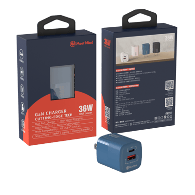 36W-GaN氮化鎵超快速充電器 (2孔1C1A)3