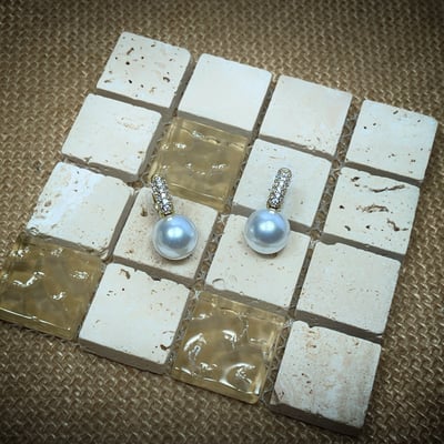 【 淳飾 】銀針｜氣質珍珠耳扣 121619402