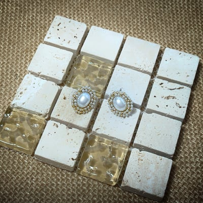 【 淳飾 】銀針｜氣質古典珍珠橢圓 121619312