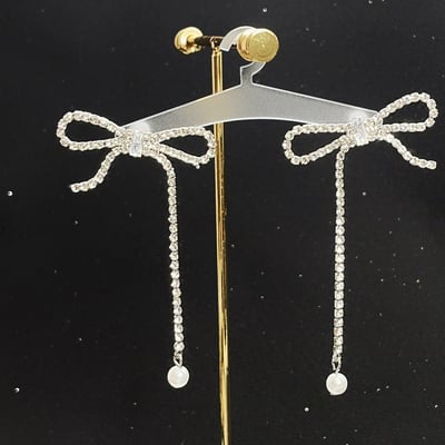 【 淳飾 】銀針｜珍珠蝴蝶結 3325062