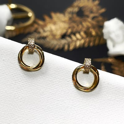 【 淳飾 】銀針｜韓風溫柔浪漫圈圈 121619101