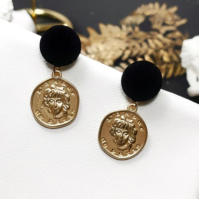 【 淳飾 】銀針｜撞色錢幣鈕扣 3325041