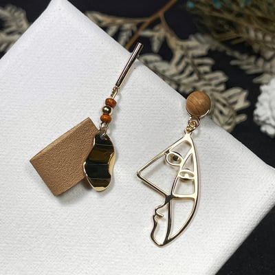 【 淳飾 】銀針｜馬斯洛異材質不對稱設計 14519031