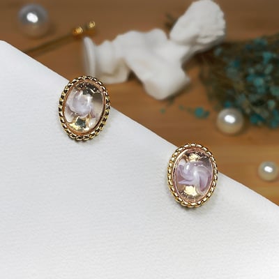 【 淳飾 】銀針｜微霧復古油畫玫瑰 14519051