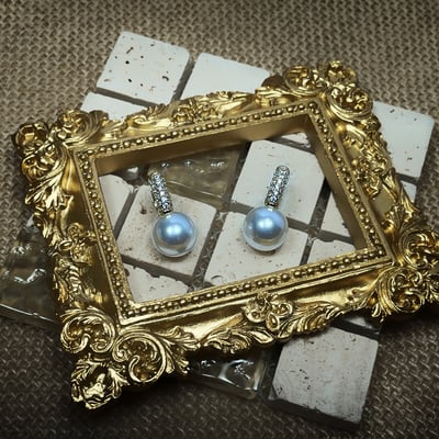 【 淳飾 】銀針｜氣質珍珠耳扣 121619401