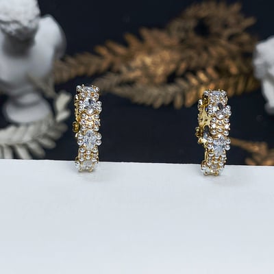 【 淳飾 】銀針｜水晶珍珠圓舞曲 121619121