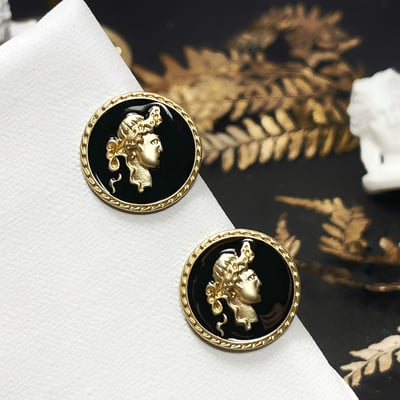 【 淳飾 】銀針｜女王浮雕 14519151