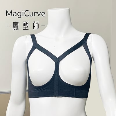 【魔塑師 MagiCurve】BZ-001G 曼陀隆乳定型胸罩定位衣 定胸衣 女王波 魔滴 蜜桃絨毛 曼陀隆乳1