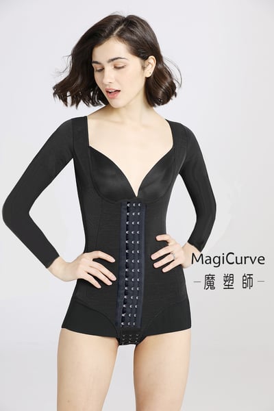 【魔塑師】塑手臂 A-062 高丹尼連身塑腹平腳褲(可含胸罩)1