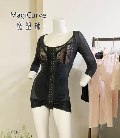 【魔塑師】塑手臂 A-062 高丹尼連身塑腹平腳褲(可含胸罩)3