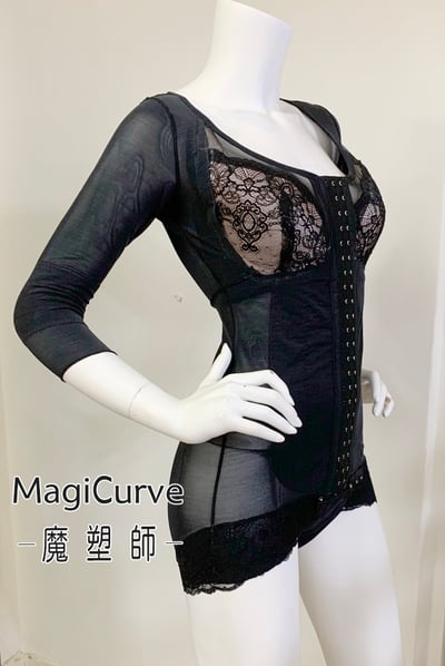 【魔塑師】塑手臂 A-062 高丹尼連身塑腹平腳褲(可含胸罩)2
