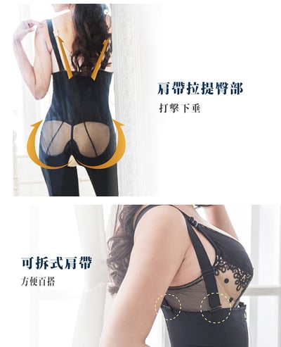 【魔塑師】P-016 雙層提臀長束褲～ 高丹尼重壓(全雙層/抽脂/產後)5