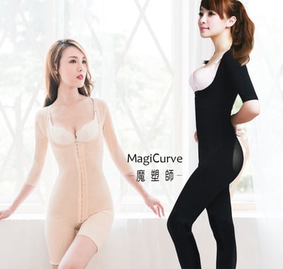 【魔塑師】有袖連身 GE-013 重壓高丹尼提臀長束褲～ 高丹尼重壓(全雙層/抽脂/產後)7