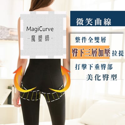 【魔塑師】P-016 雙層提臀長束褲～ 高丹尼重壓(全雙層/抽脂/產後)6