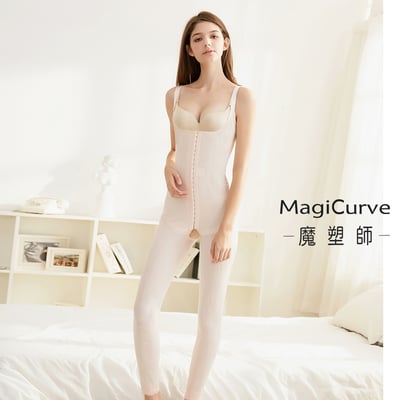 【魔塑師 MagiCurve】長褲連身 GE-014 重壓高丹尼提臀長束褲～ 高丹尼重壓(全雙層/抽脂/產後塑身衣）3