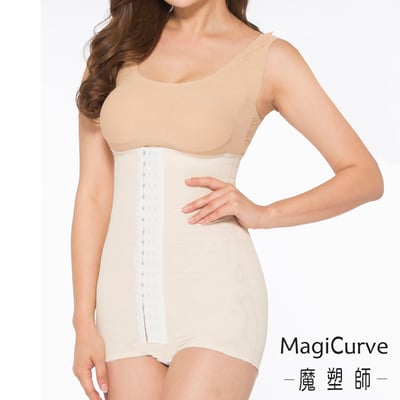 【特價推 魔塑師】雙層平口 A-023 高丹尼塑腹平腳褲 (腹部抽脂/ 產後瘦腹)2