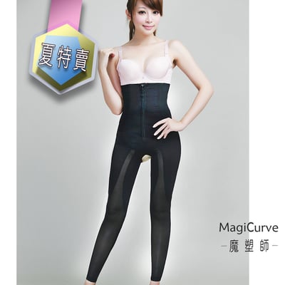 【特價推 魔塑師】P-028 高丹尼重壓夏季高腰長束褲 ( 局部雙層/抽脂束褲 /產後塑身衣 )2